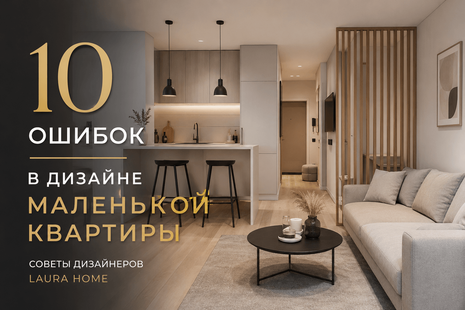 10 ошибок в дизайне маленькой квартиры